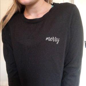 “Merry” Long Sleeve Pajama Top